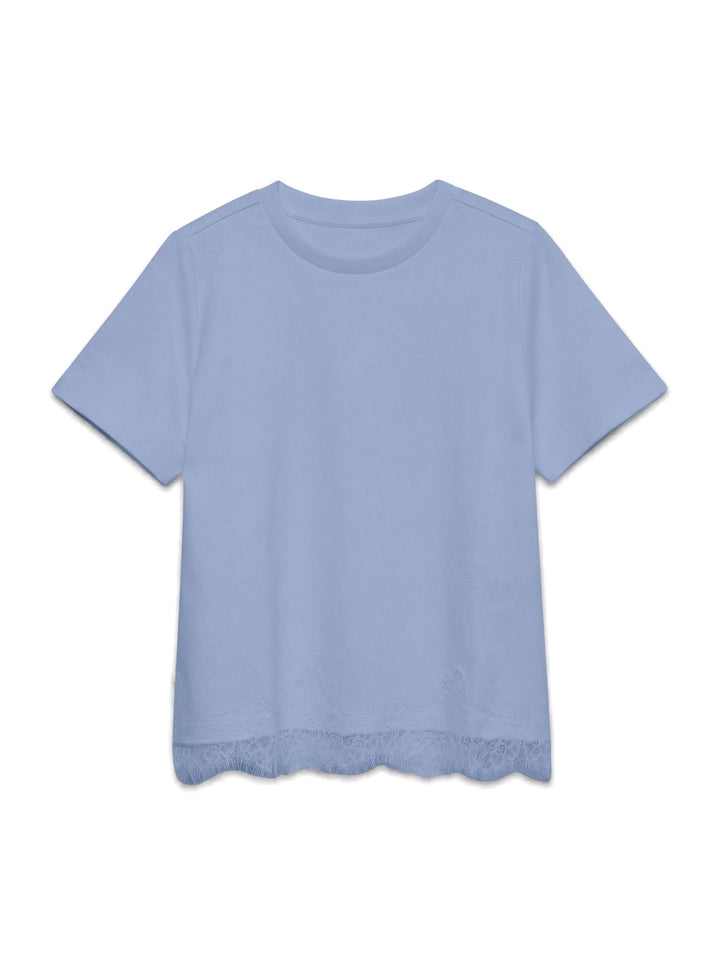 VERO MODA 10354973 sara t-shirt k/m dames lichtblauw