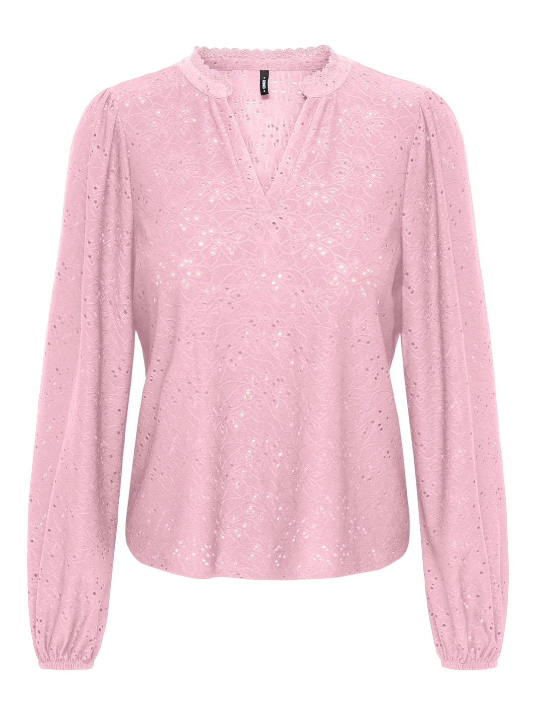 Only 15386530 Smilla top met lange mouwen lichtroze - Licht Roze