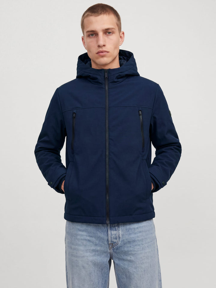 Jack &amp; Jones 12298741 clark winterjas navy – heren
