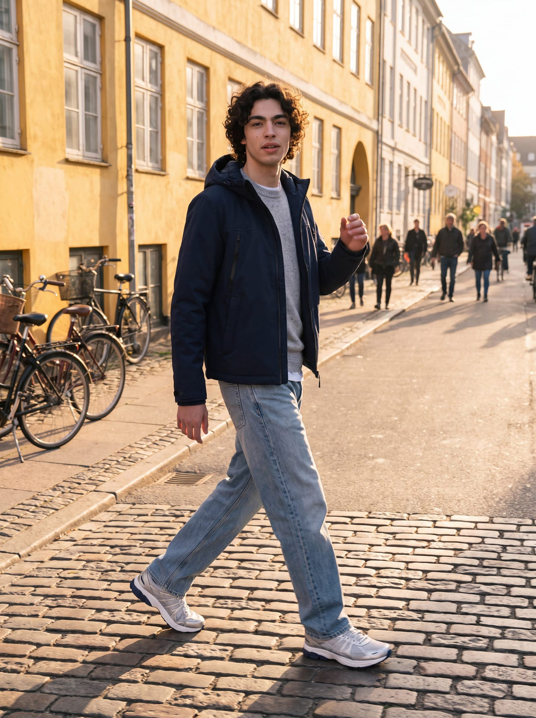 Jack &amp; Jones 12298741 clark winterjas navy – heren