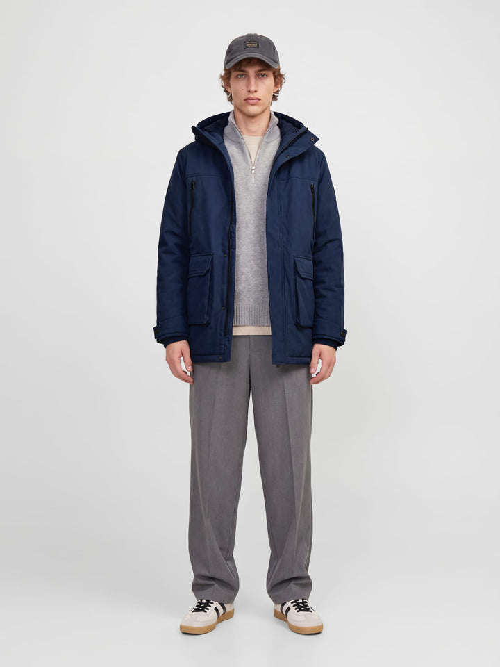 Jack &amp; Jones 12298732 Clark winterjas navy – heren