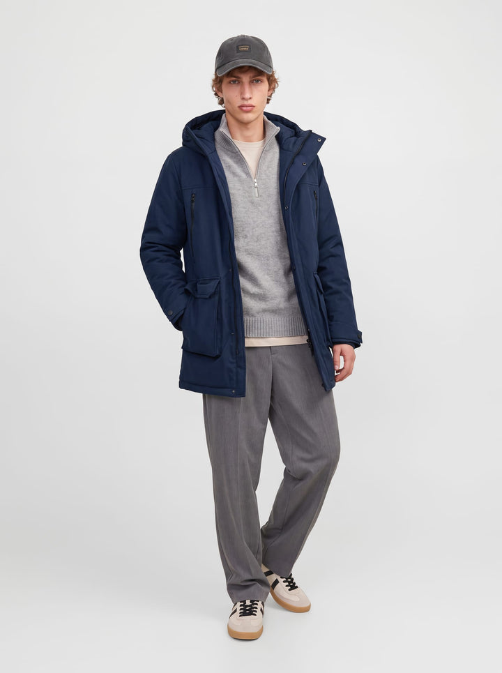 Jack &amp; Jones 12298732 Clark winterjas navy – heren