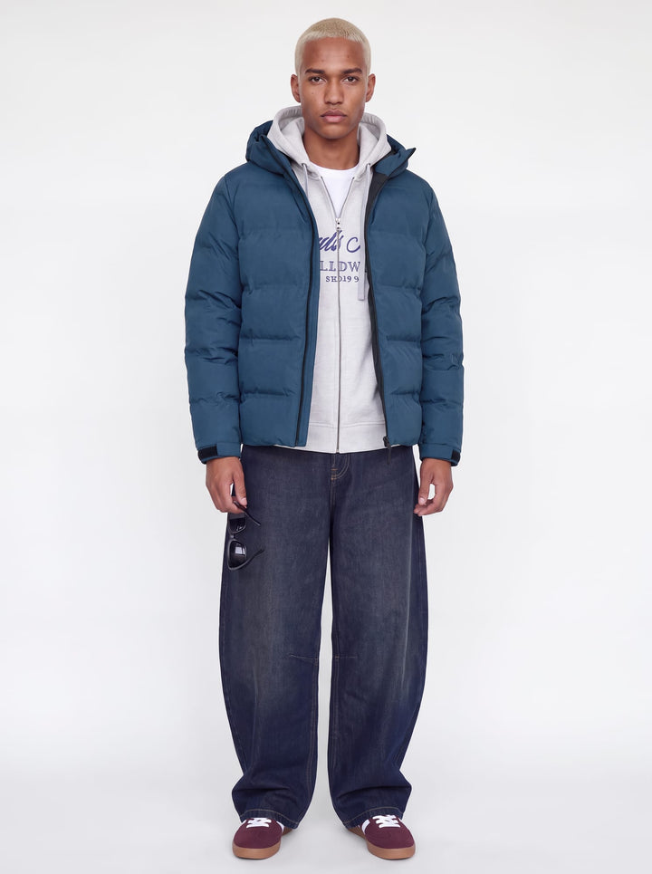 Jack &amp; Jones 12298804 sage winterjas navy – heren