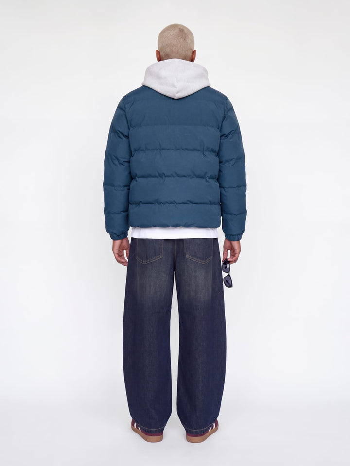 Jack &amp; Jones 12298804 sage winterjas navy – heren