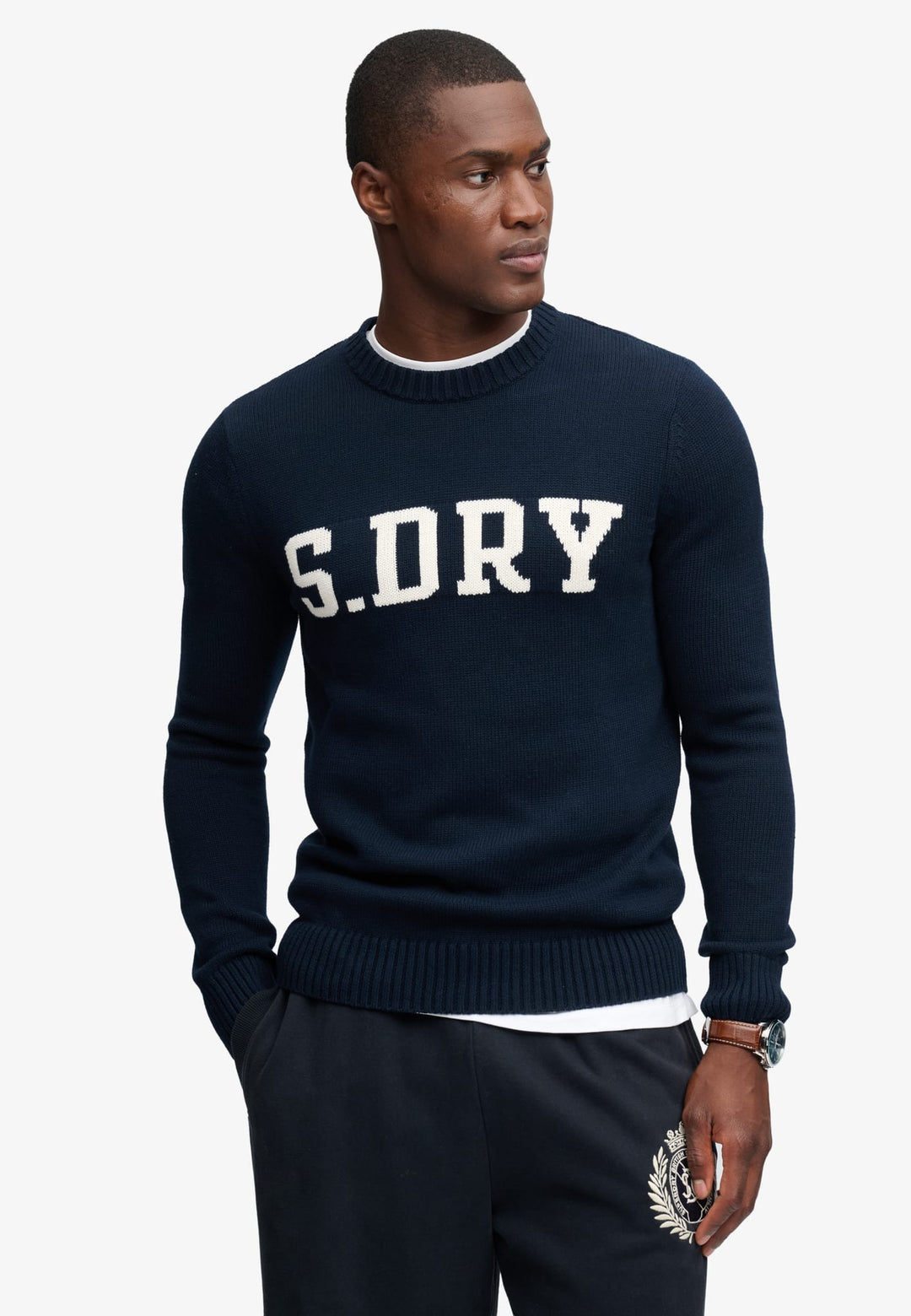Superdry M6110798A trui heren navy