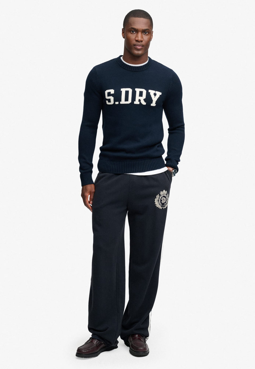 Superdry M6110798A trui heren navy