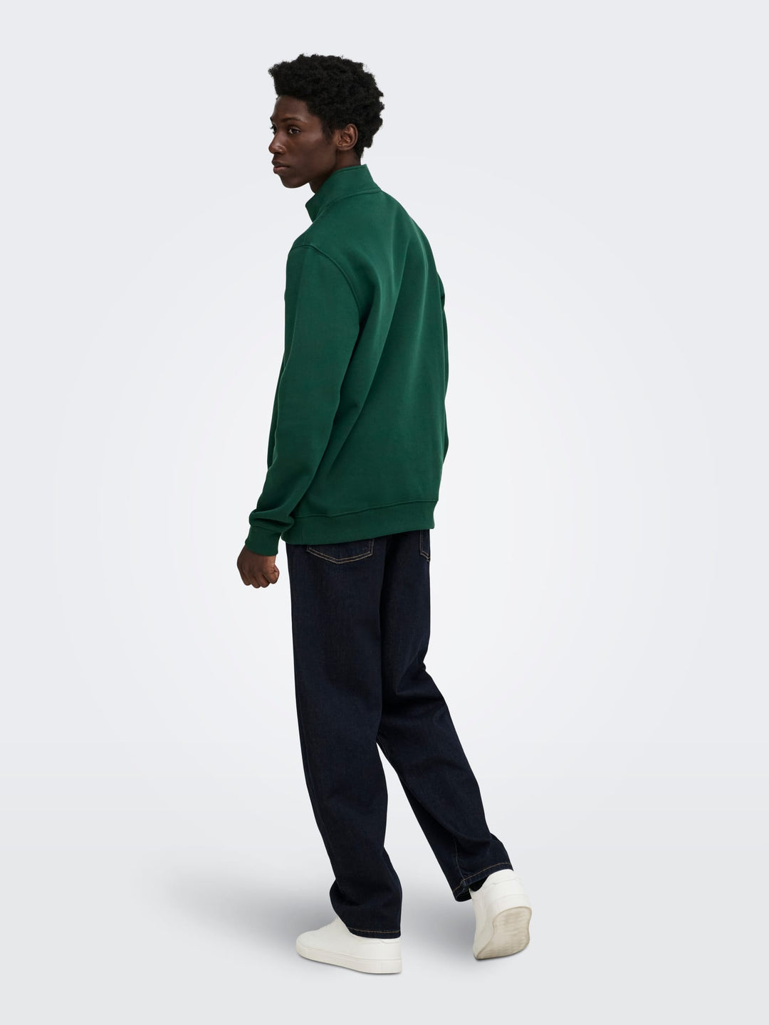 ONLY &amp; SONS 22040041 Connor sweater donkergroen – heren