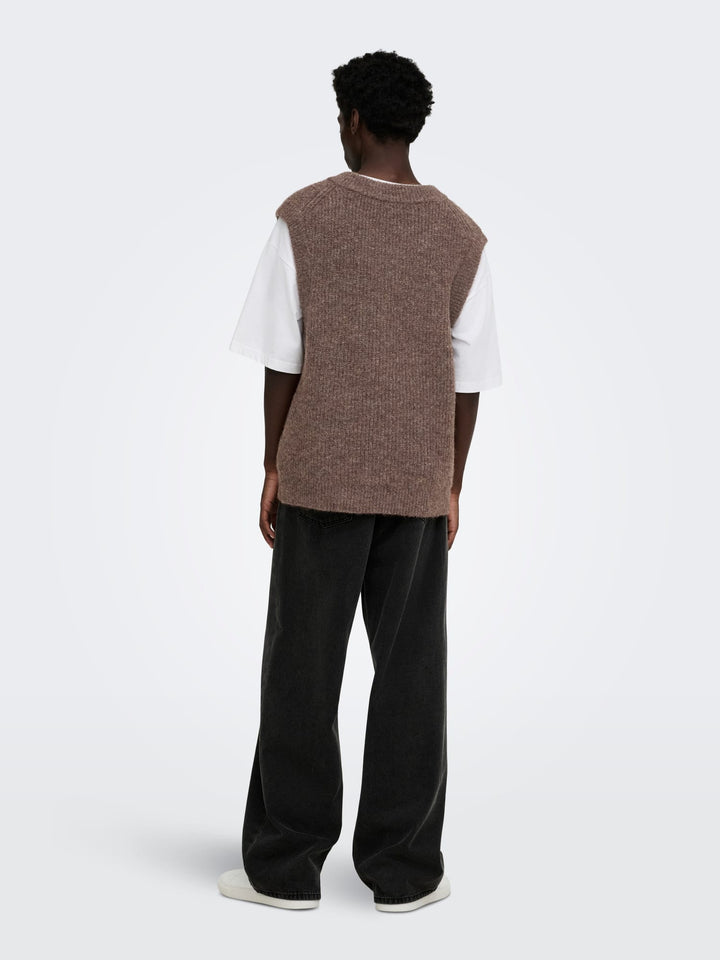 ONLY &amp; SONS 22037314 Troy spencer heren bruin melee