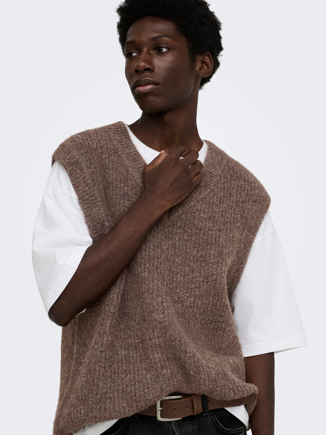 ONLY &amp; SONS 22037314 Troy spencer heren bruin melee