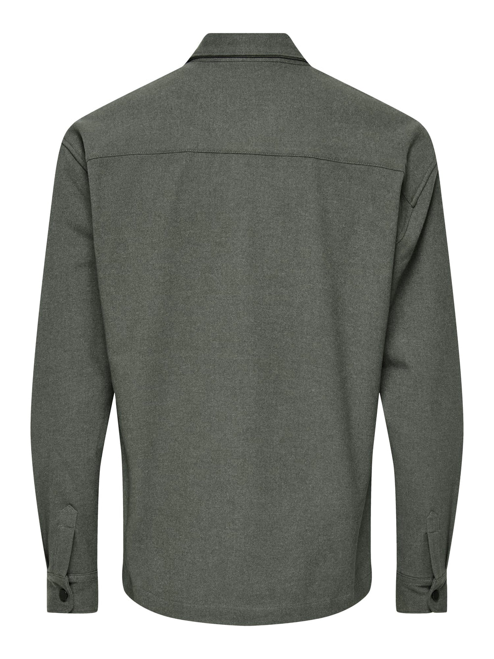 ONLY & SONS 22035991 mark overhemd l/m donkergroen – heren