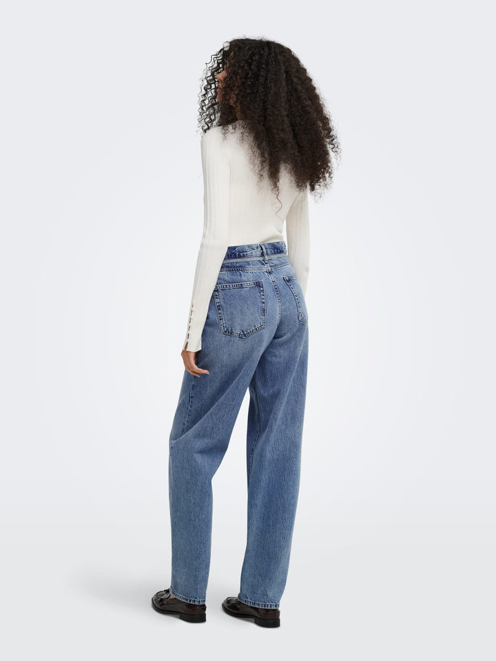 Only 15325796 Gianna jeans regular-straight fit dames blue denim - L30