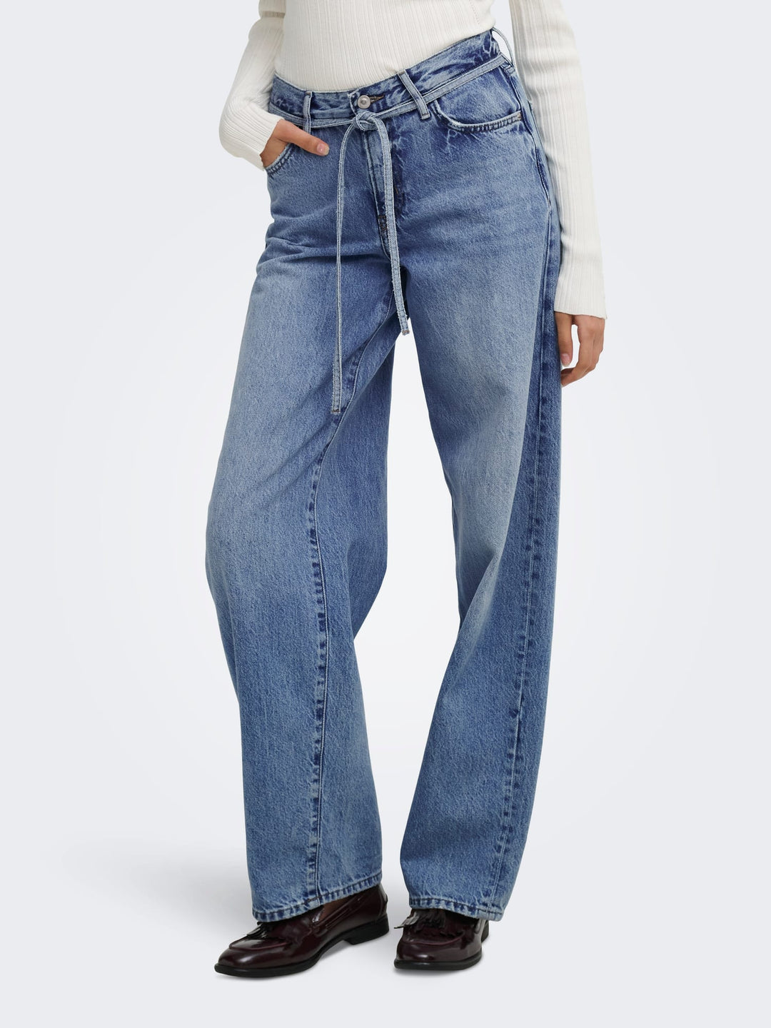 Only 15325796 Gianna jeans regular-straight fit dames blue denim - L30