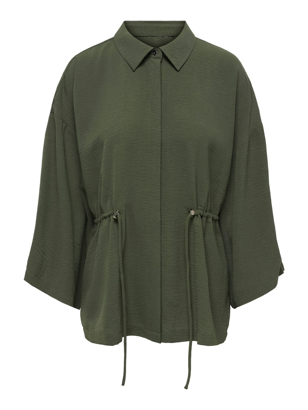 Jacqueline de Yong 15394646 Melia blouse l/m donkergroen