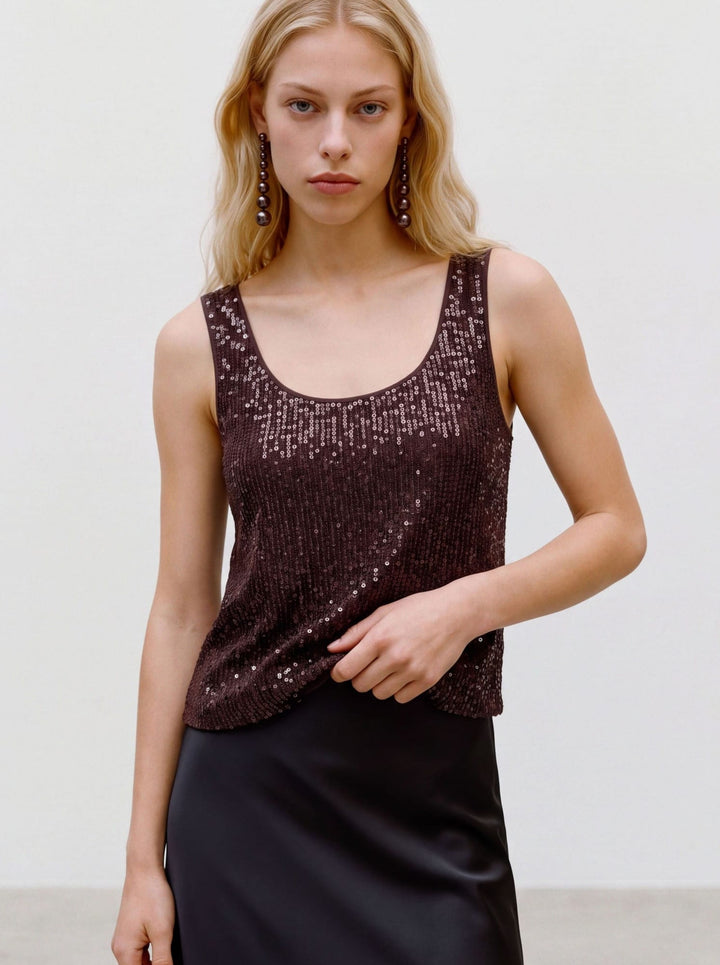 VERO MODA 10352990 Christina singlet bruin