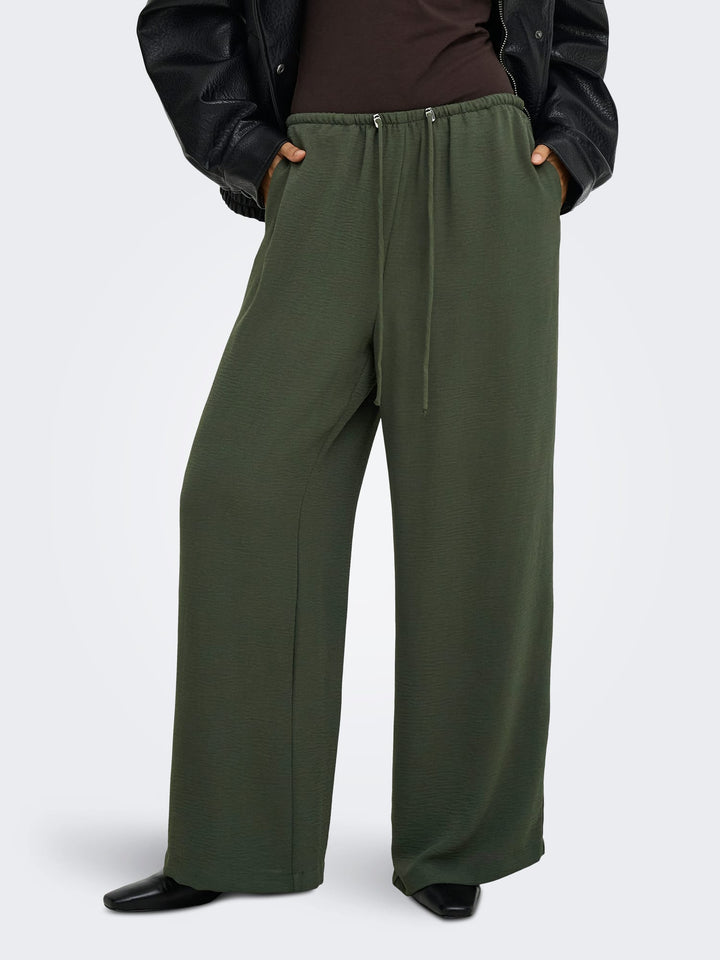 jacqueline de yong 15394648 Melia lange broek dames donkergroen - L32