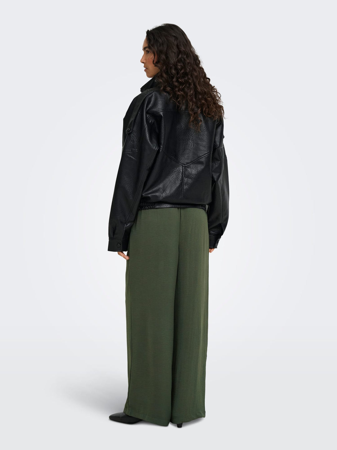 jacqueline de yong 15394648 Melia lange broek dames donkergroen - L32