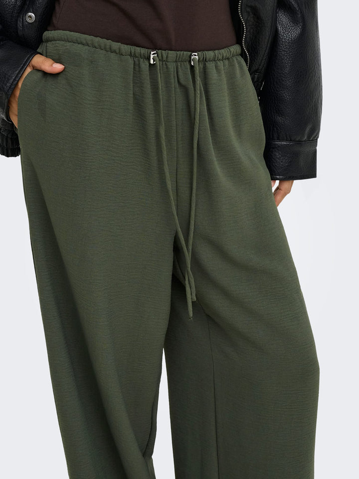 jacqueline de yong 15394648 Melia lange broek dames donkergroen - L32