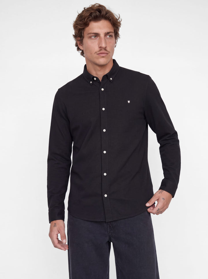 Jack &amp; Jones 12284463 Blake overhemd l/m bruin – heren