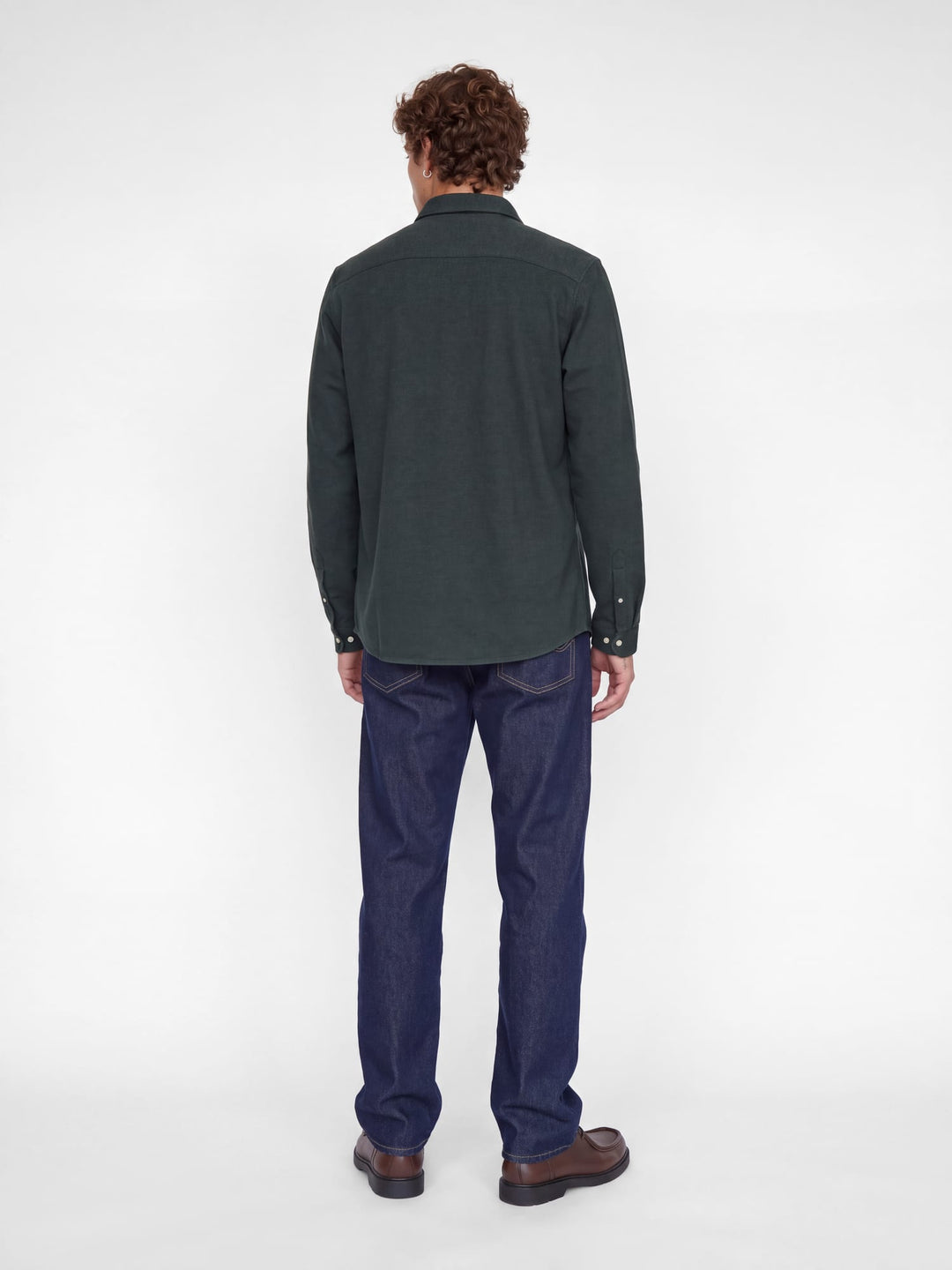 Jack &amp; Jones 12284463 blake overhemd l/m donkergroen – heren