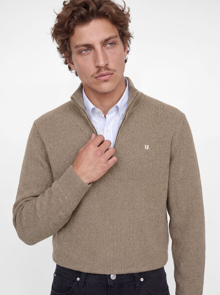 Jack &amp; Jones 12305686 Wesley trui olijf – heren