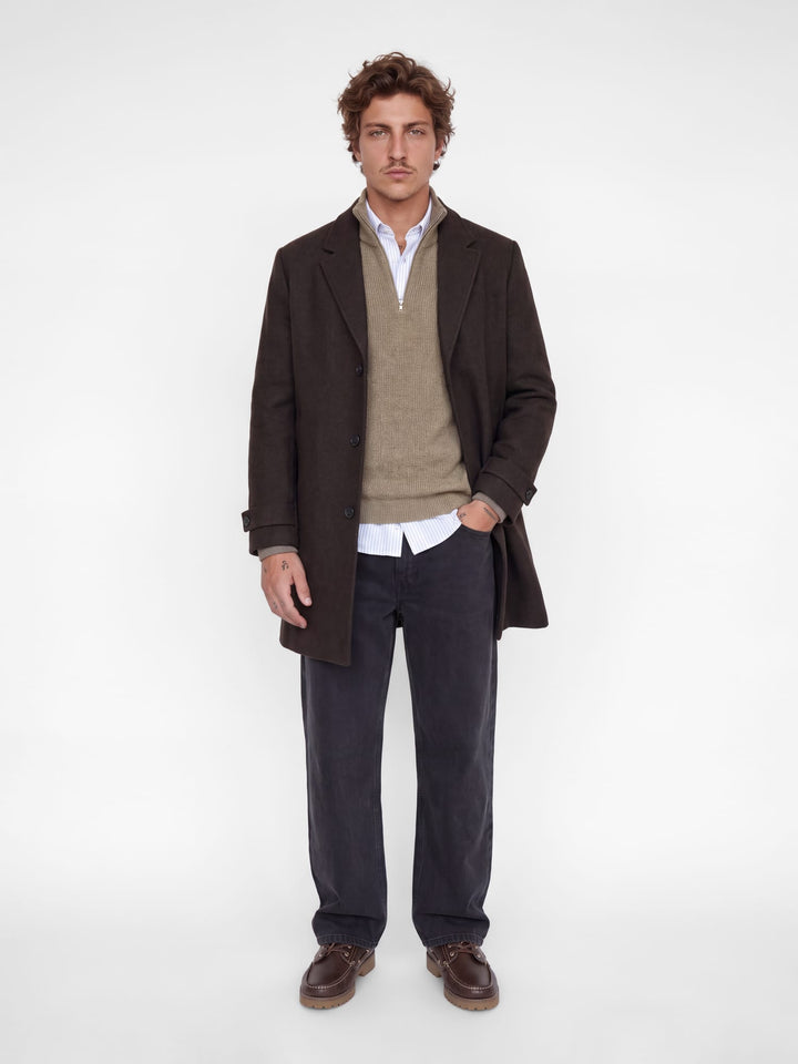 Jack &amp; Jones 12305686 Wesley trui olijf – heren