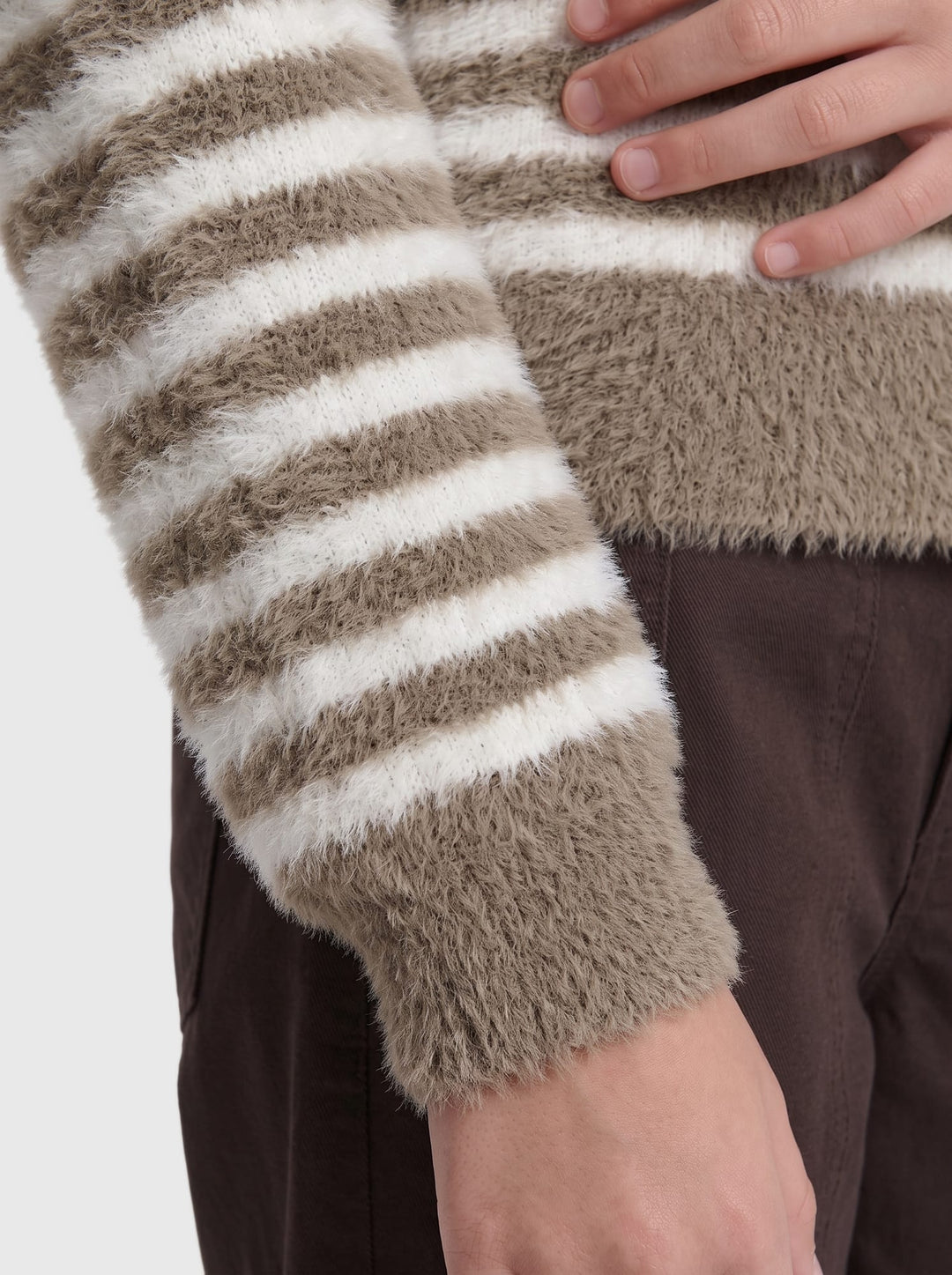 kids only 15306452 newpiumo trui bruin dessin – meisjes