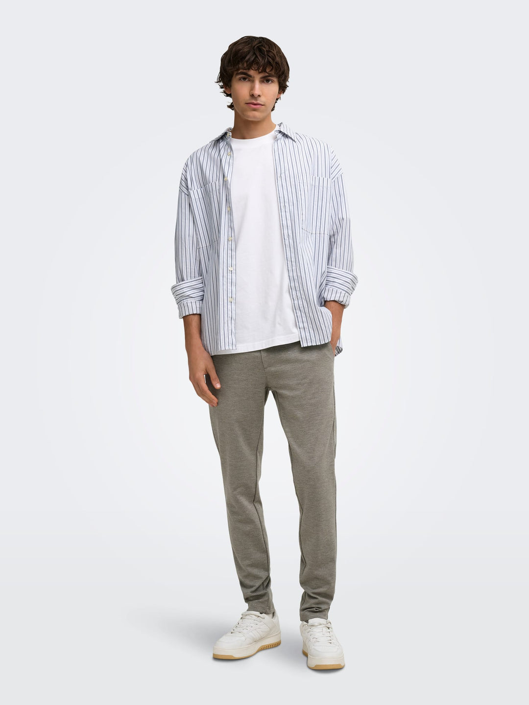 ONLY &amp; SONS 22040689 Mark lange broek taupe – heren - L32