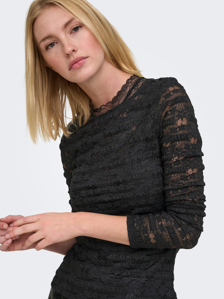 Only 15392971 pita top l/m dames zwart