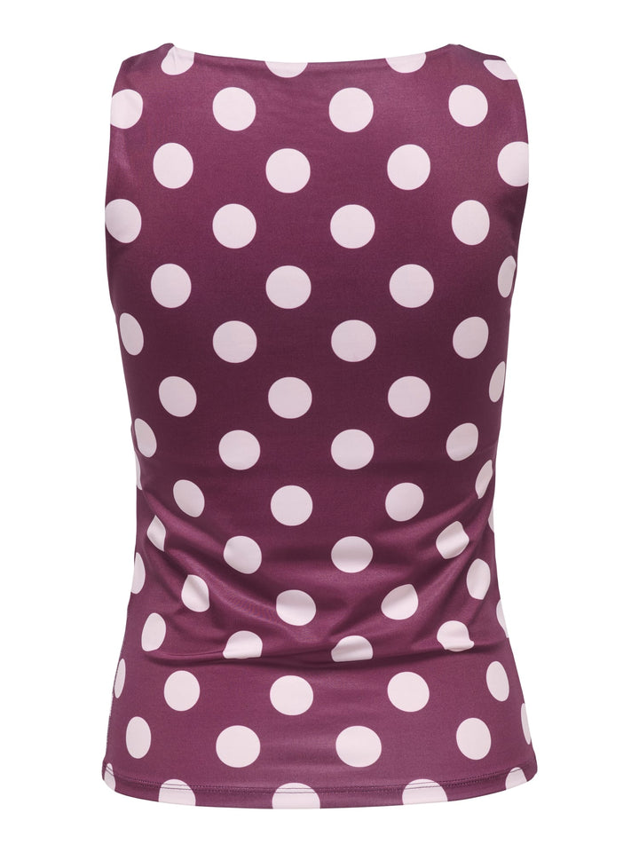 Only 15348826 Lone singlet paars dessin – dames