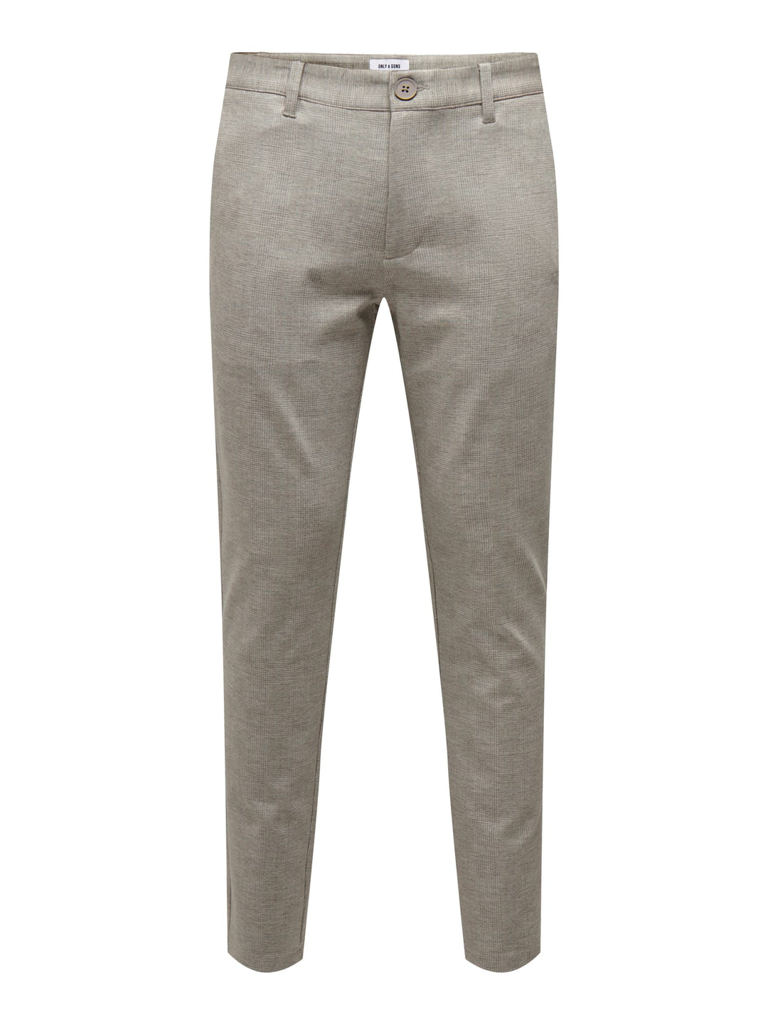 ONLY &amp; SONS 22028113 mark lange broek zand dessin – heren - L32