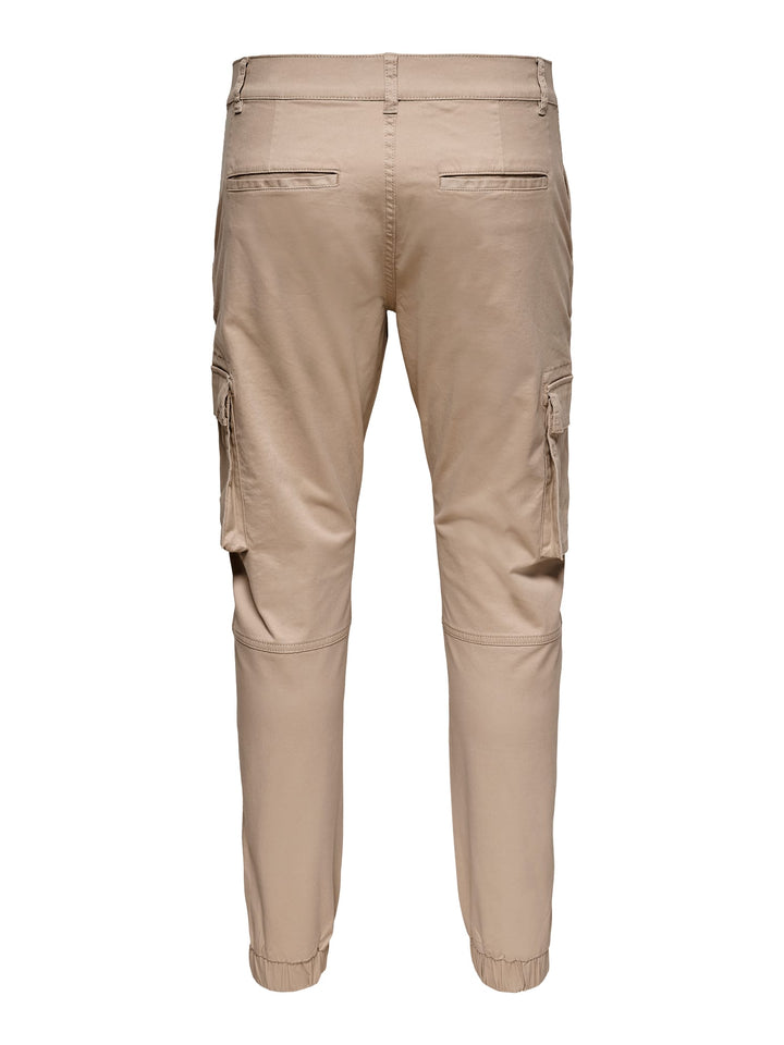 ONLY &amp; SONS 22016687 Cam cargo broek zand – heren - L30