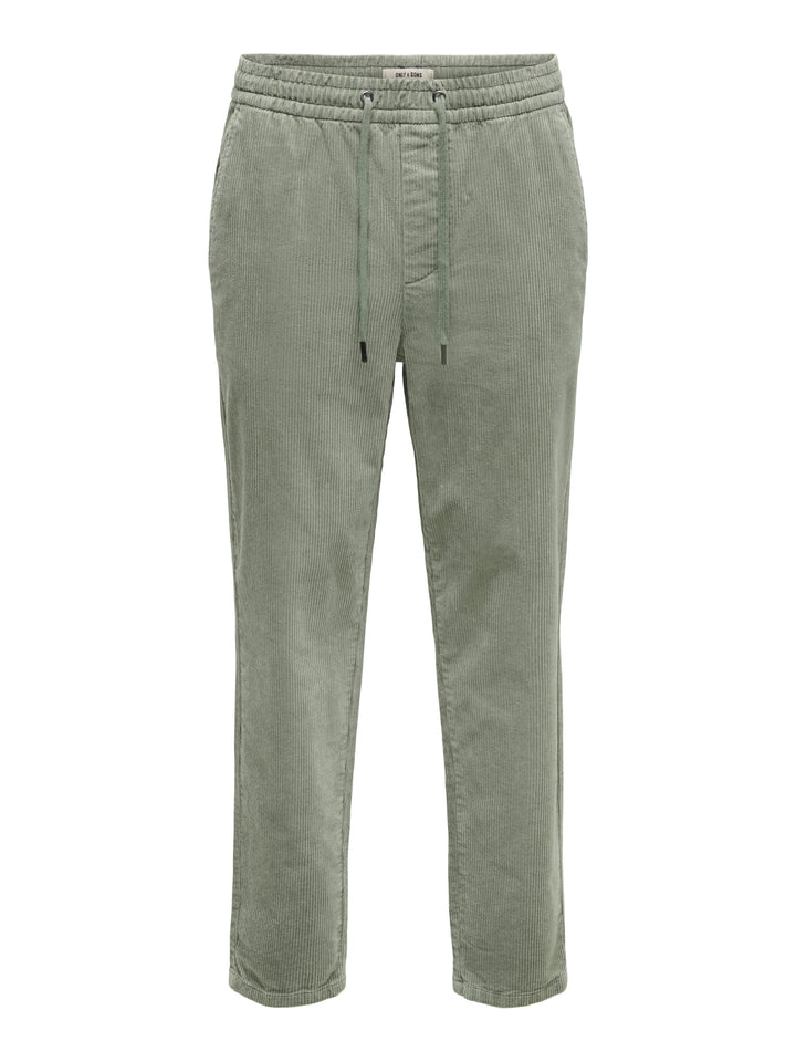 ONLY &amp; SONS 22029790 Linus lange broek olijf – heren