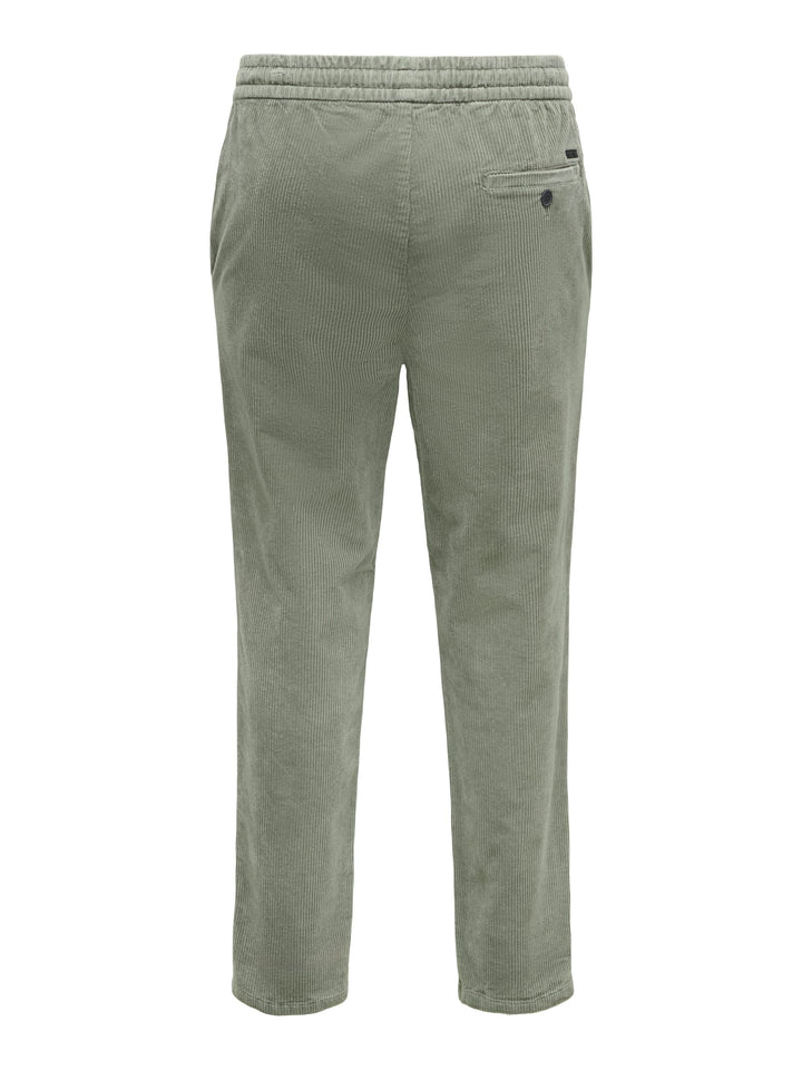 ONLY &amp; SONS 22029790 Linus lange broek olijf – heren