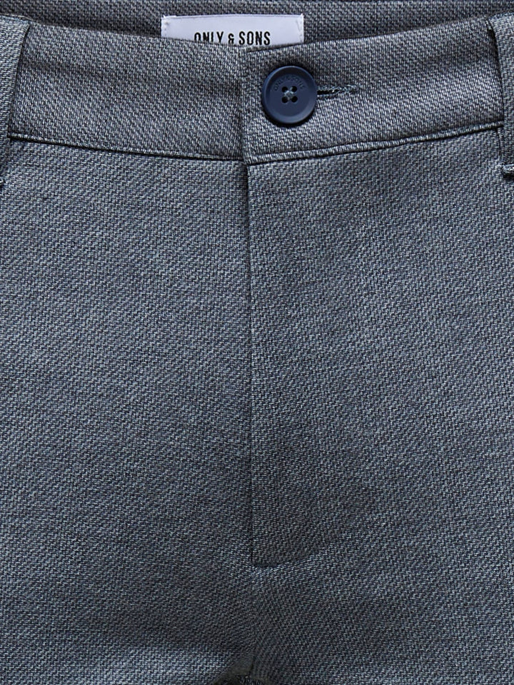 ONLY &amp; SONS 22030256 mark lange broek blauw dessin – heren - L32