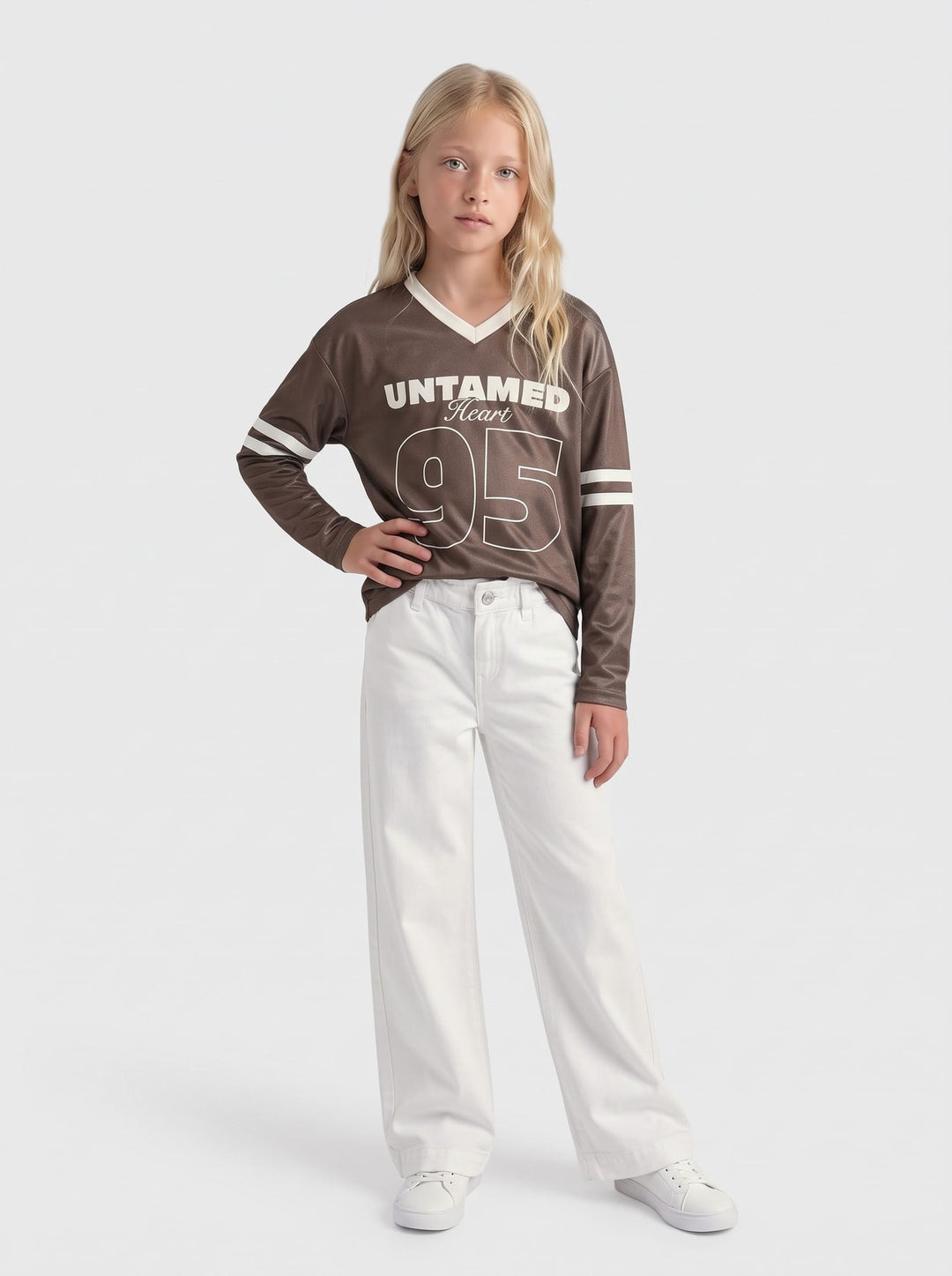 kids only 15392103 lulu top bruin – meisjes