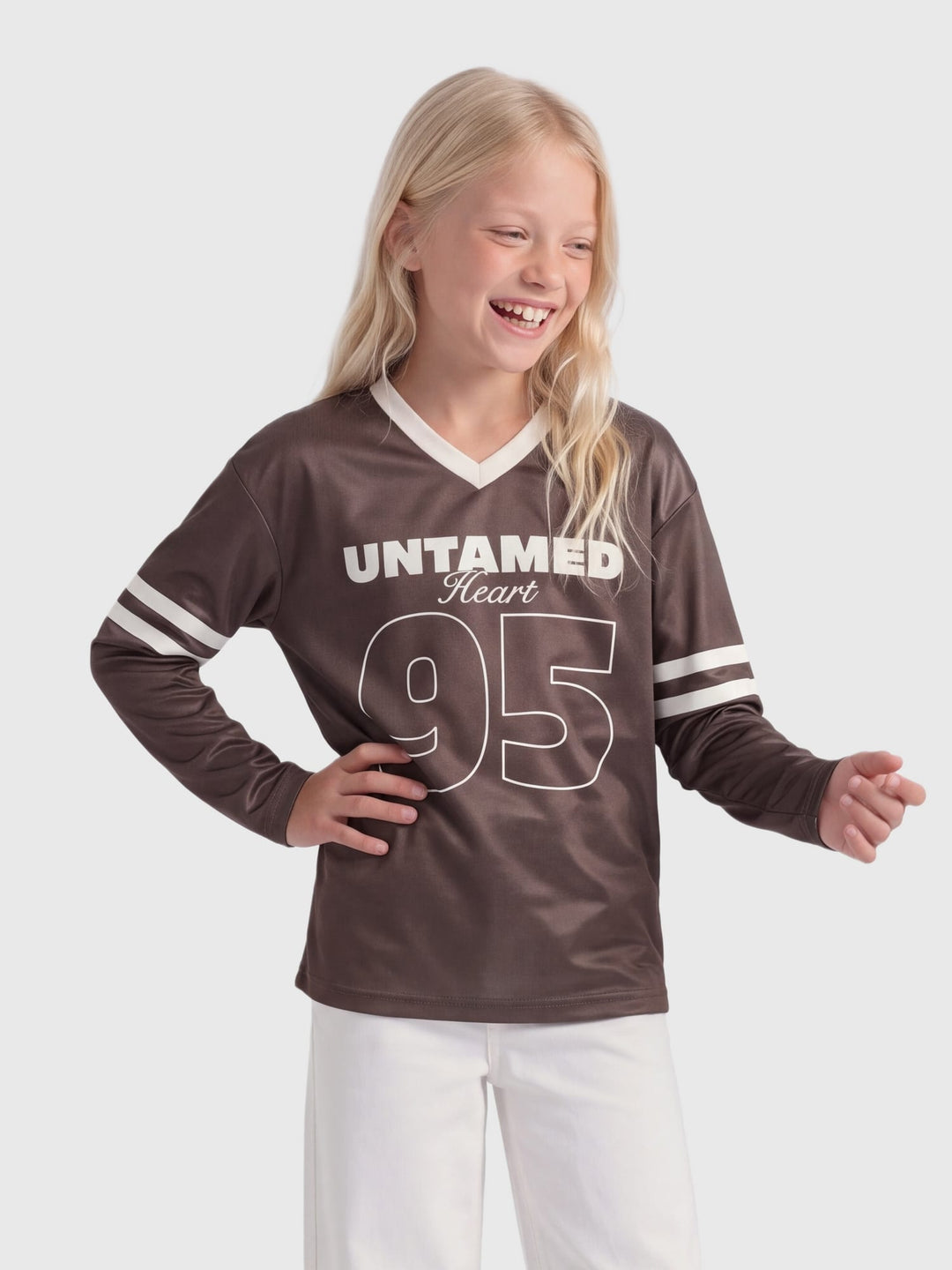 kids only 15392103 lulu top bruin – meisjes