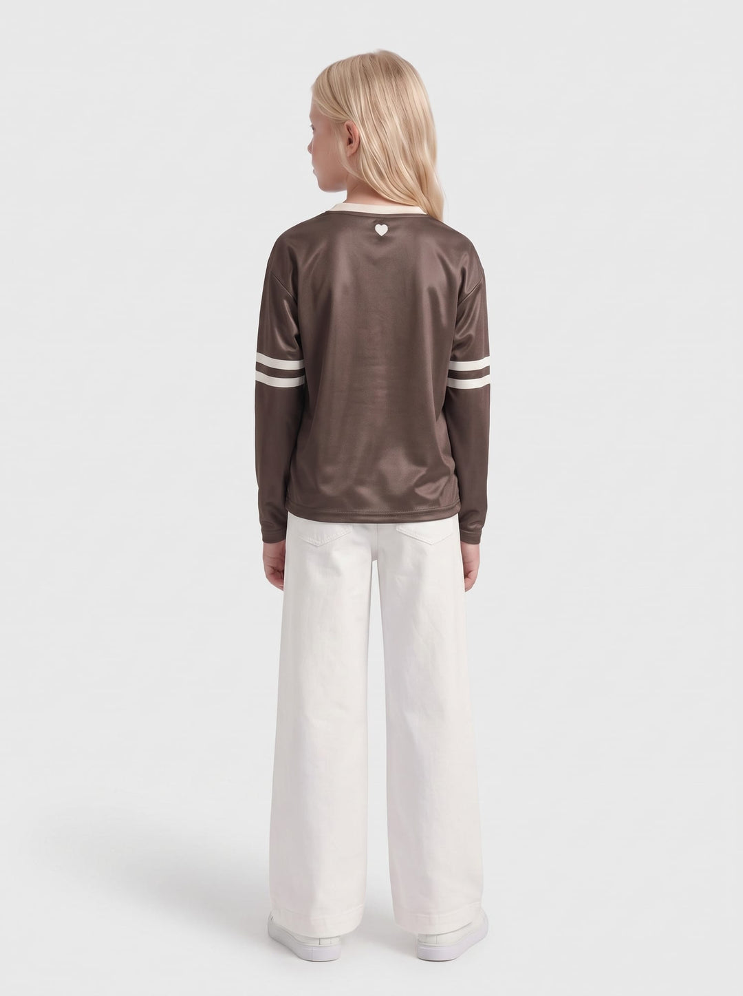 kids only 15392103 lulu top bruin – meisjes