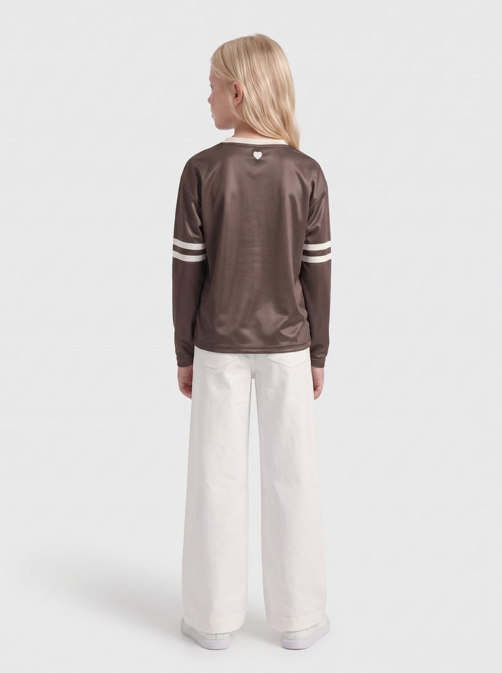 kids only 15392103 lulu top bruin – meisjes