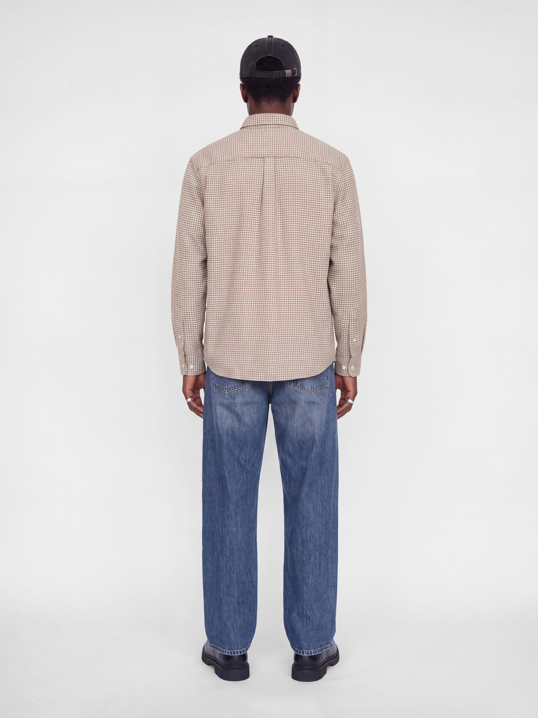 Jack &amp; Jones 12305791 Stanley overhemd l/m zand dessin – heren