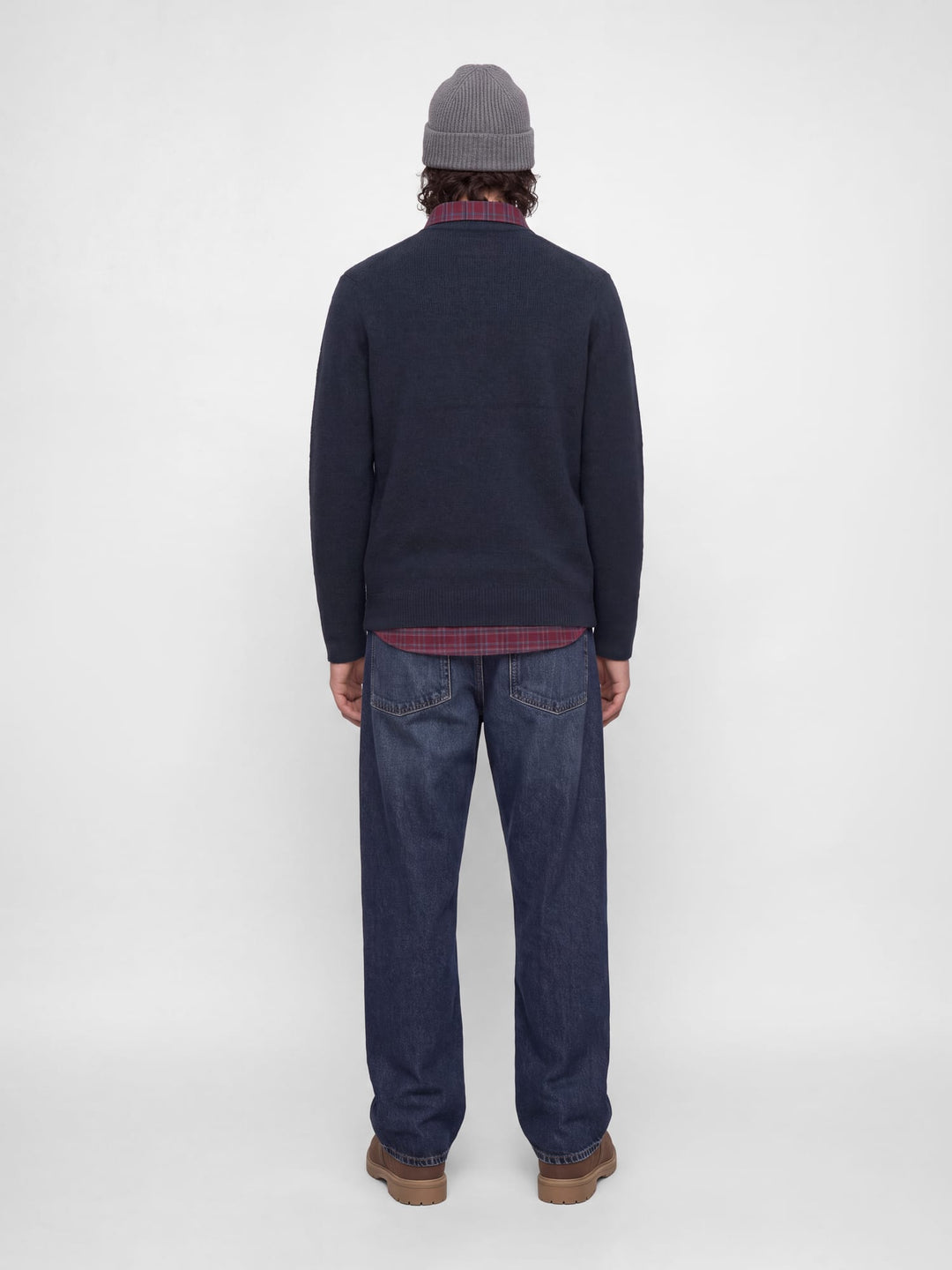 Jack &amp; Jones 12305686 Wesley trui navy – heren