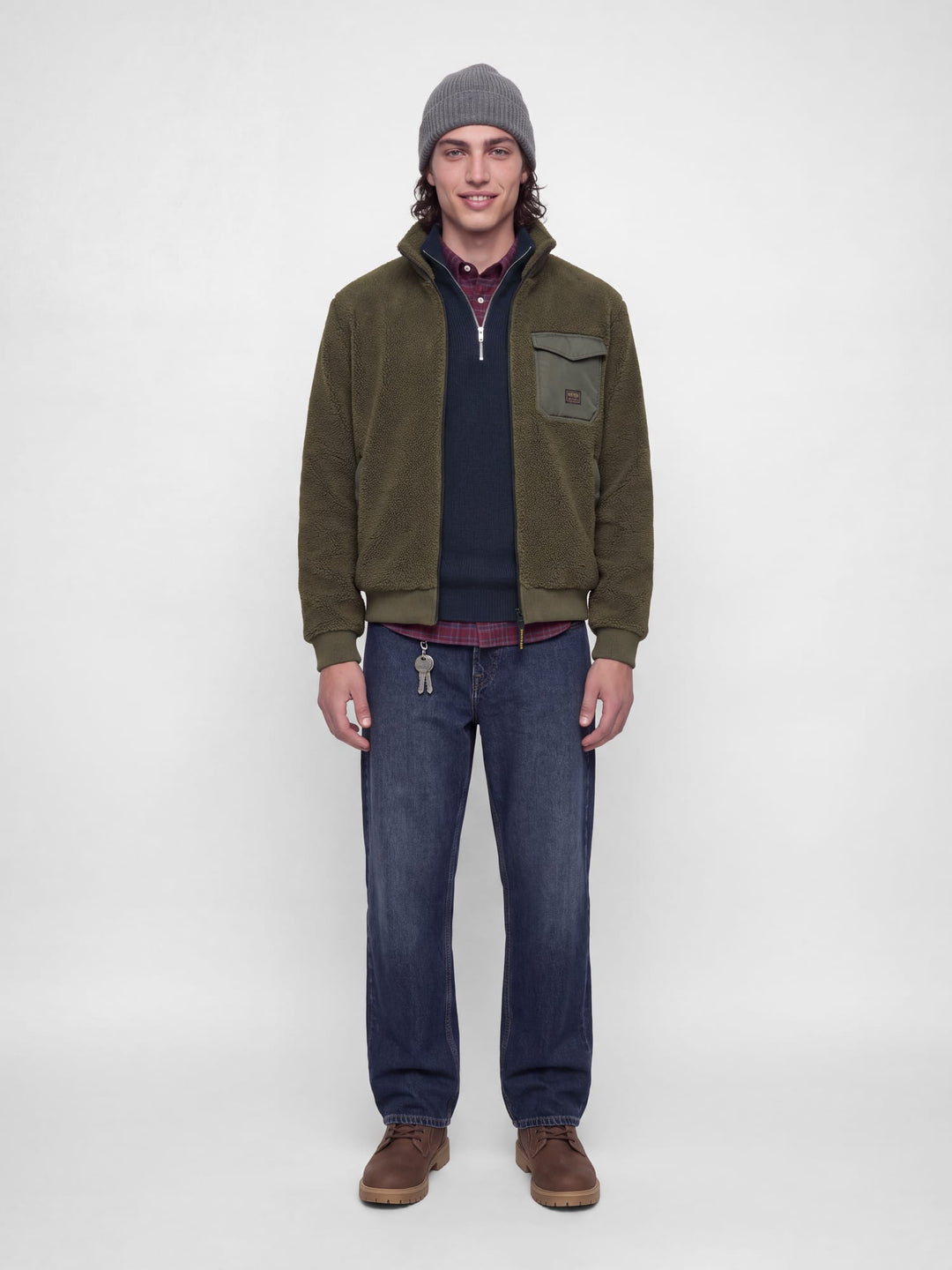 Jack &amp; Jones 12305686 Wesley trui navy – heren