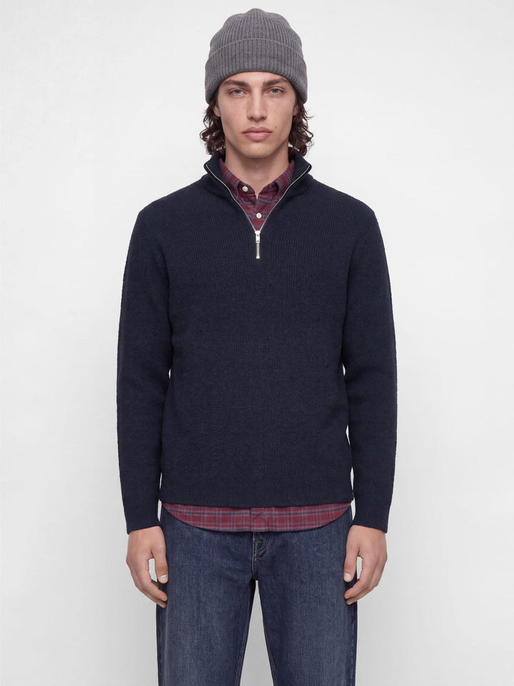 Jack &amp; Jones 12305686 Wesley trui navy – heren