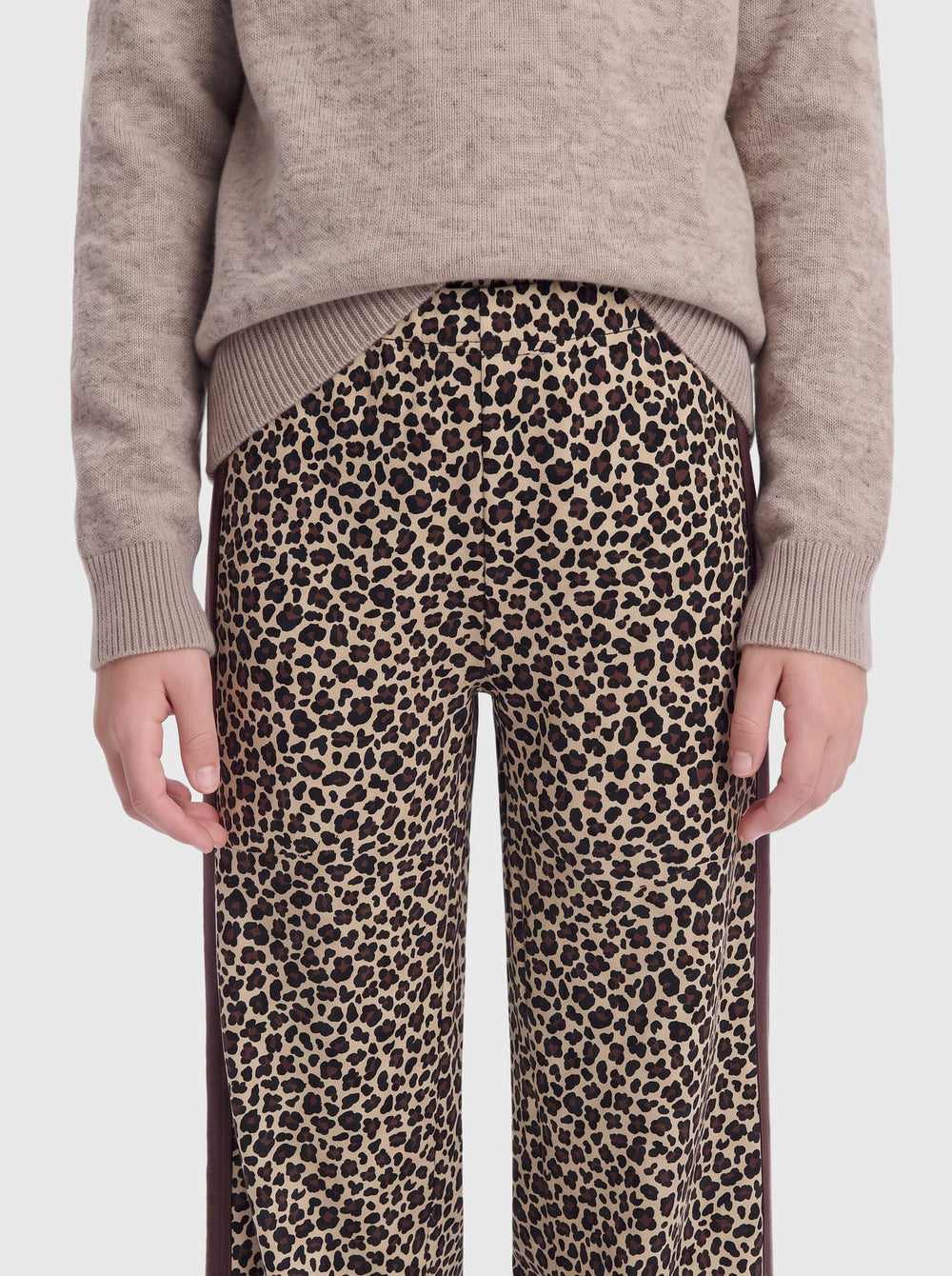 kids only KOGVIDA POP WIDE PANT PNT lange broek bruin dessin