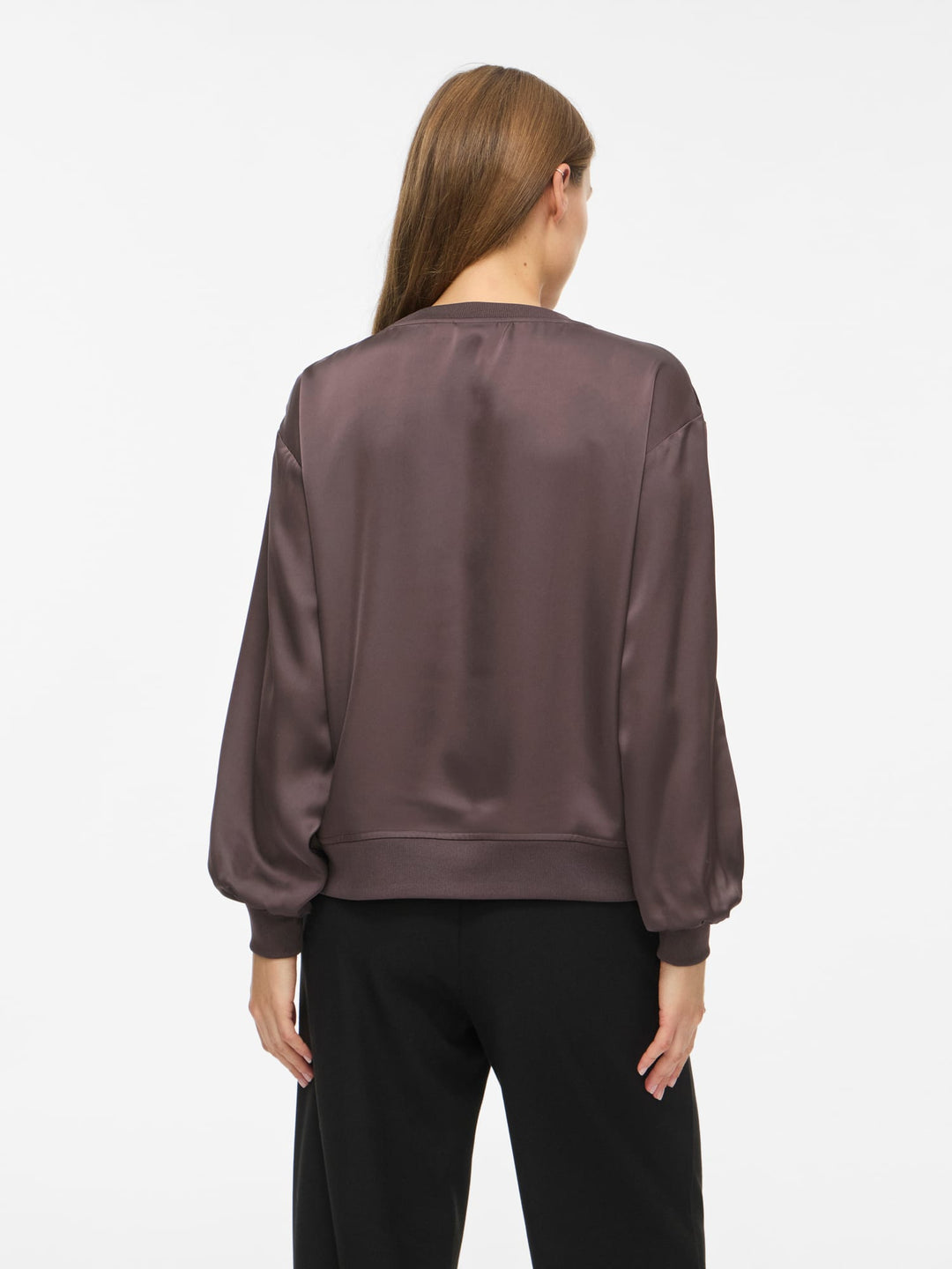 Vila 14119303 liso sweater dames bruin