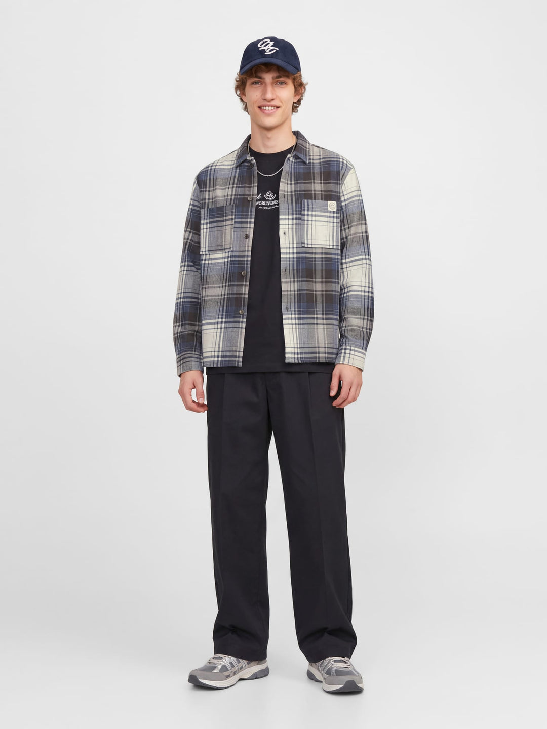 Jack &amp; Jones 12301093 Frederiksberg overhemd bruin dessin – heren