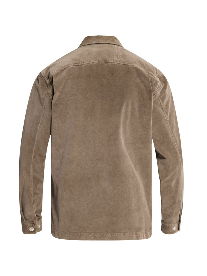 Cast Iron CSI2609230 overhemd l/m heren taupe