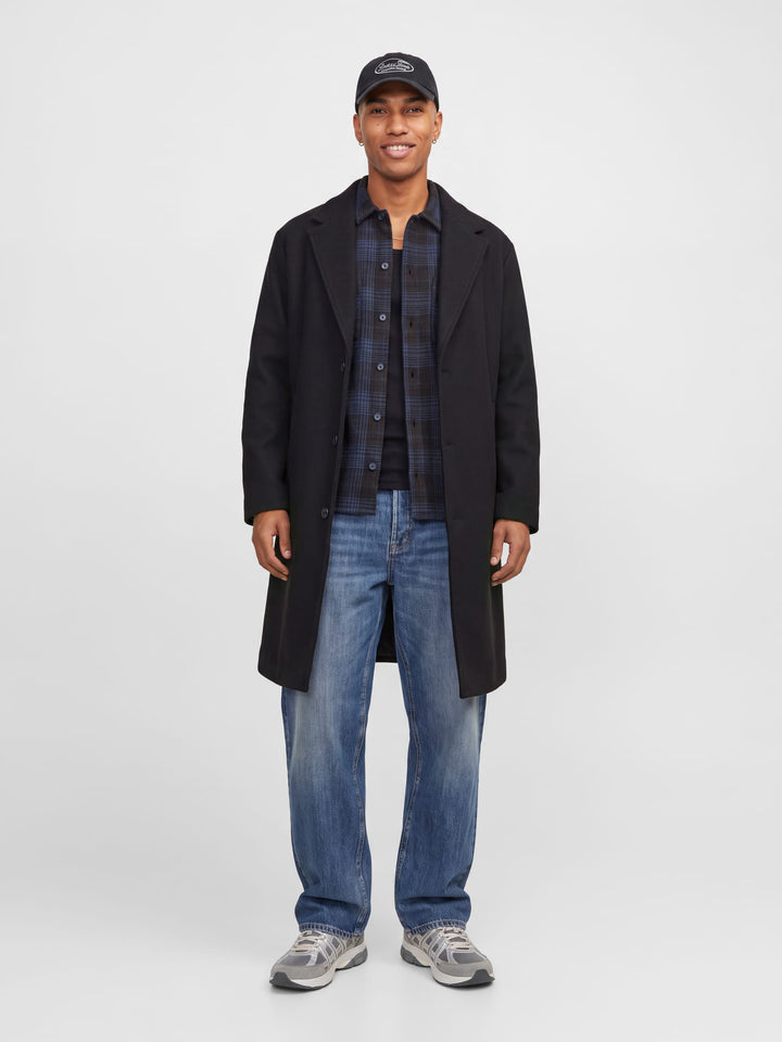 Jack &amp; Jones 12301093 Frediriksberg overhemd grijs dessin – heren