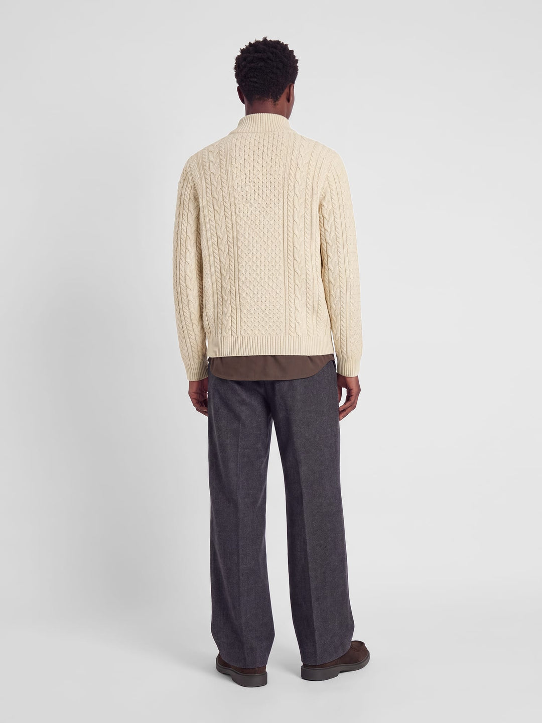 Jack &amp; Jones 12299947 Blucallum trui ecru – heren