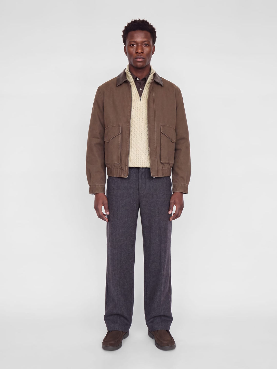 Jack &amp; Jones 12299947 Blucallum trui ecru – heren