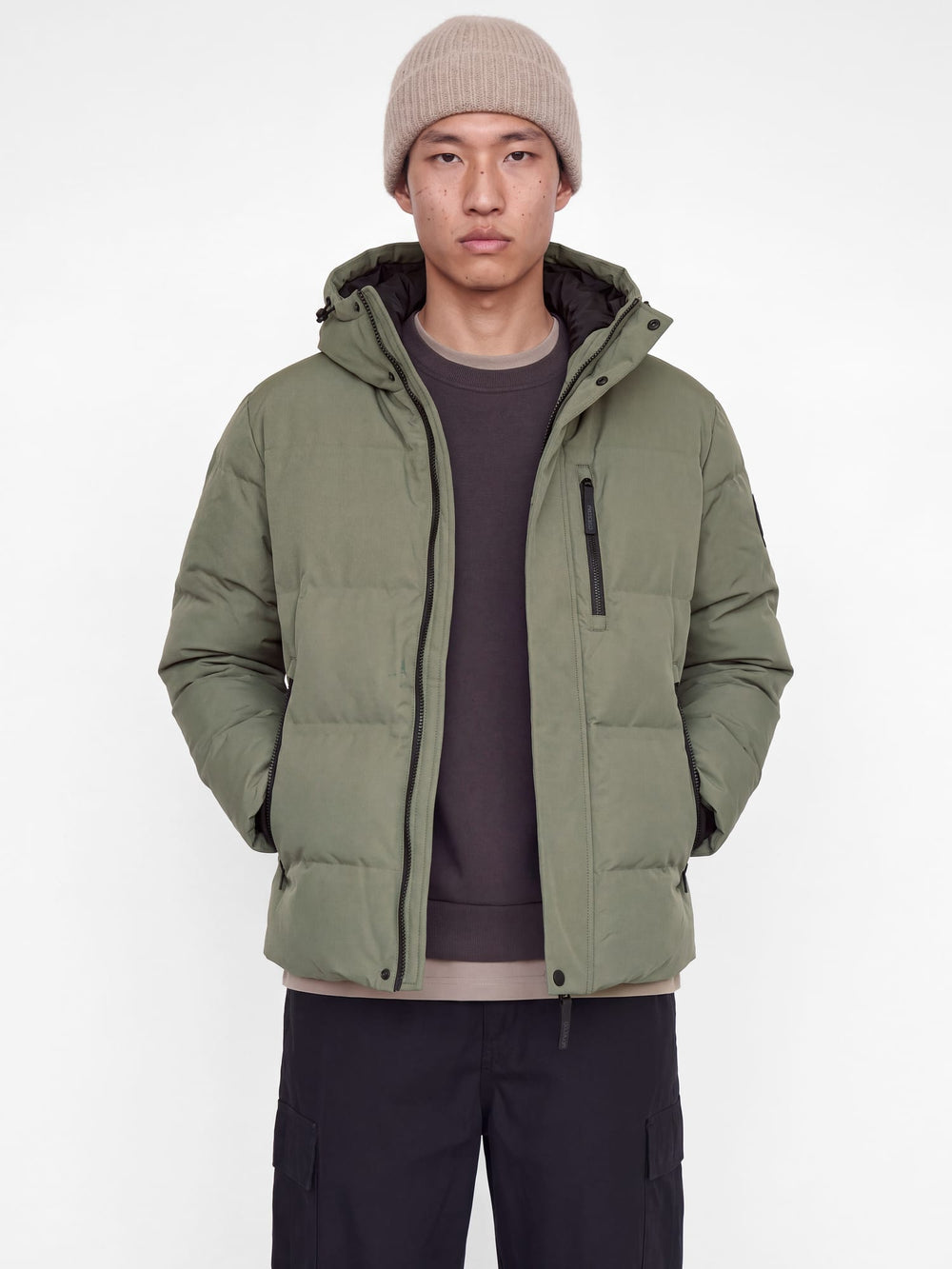 Jack & Jones 12299845 trace winterjas heren olijf
